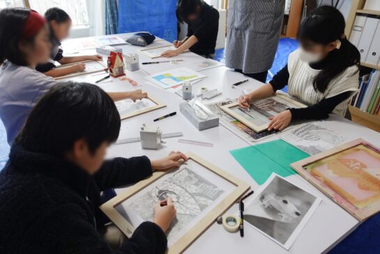 シルクスクリーンのカレンダー３週目