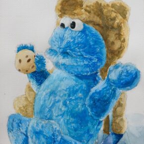 ぬいぐるみ着彩（小６）