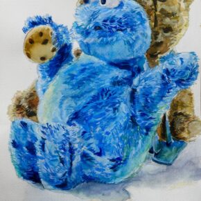 ぬいぐるみ着彩（中１）