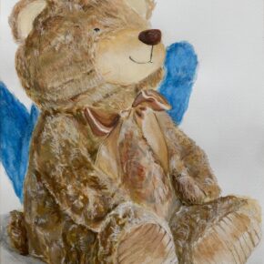 ぬいぐるみ着彩（中３）