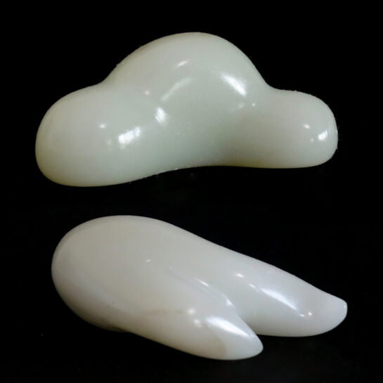 石彫 抽象彫刻 完成2026（上から小６・中１）