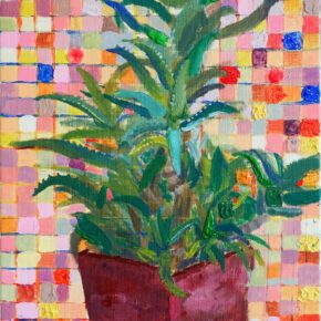 想定アクリル画（アロエを使って）生徒作品（小６）｜千葉市稲毛区の絵画教室・穴川キッズアトリエ・ベアヒェン