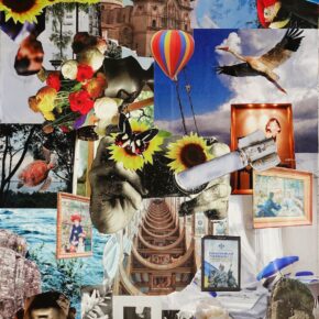 コラージュ完成作品(中３)｜千葉市稲毛区の絵画教室 穴川キッズアトリエベアヒェン