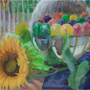 アクリル静物画（小学６年生）