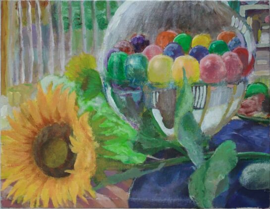 アクリル静物画（小学６年生）